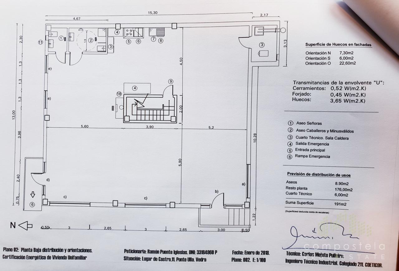 Plano de planta baja. Oportunidad de negocio