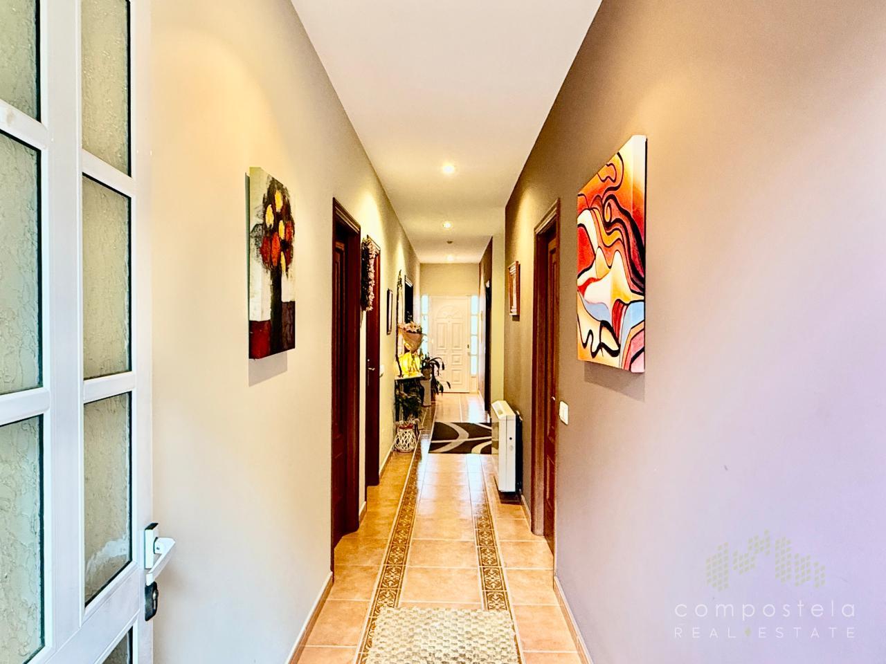 Hall, primera planta de vivienda