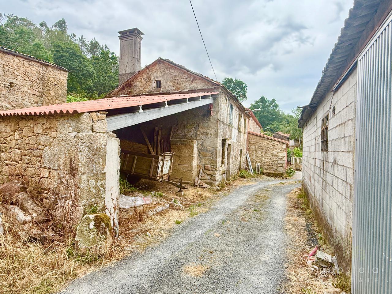 Fachada de la 2ª casa, a reahbilitar en su totalidad