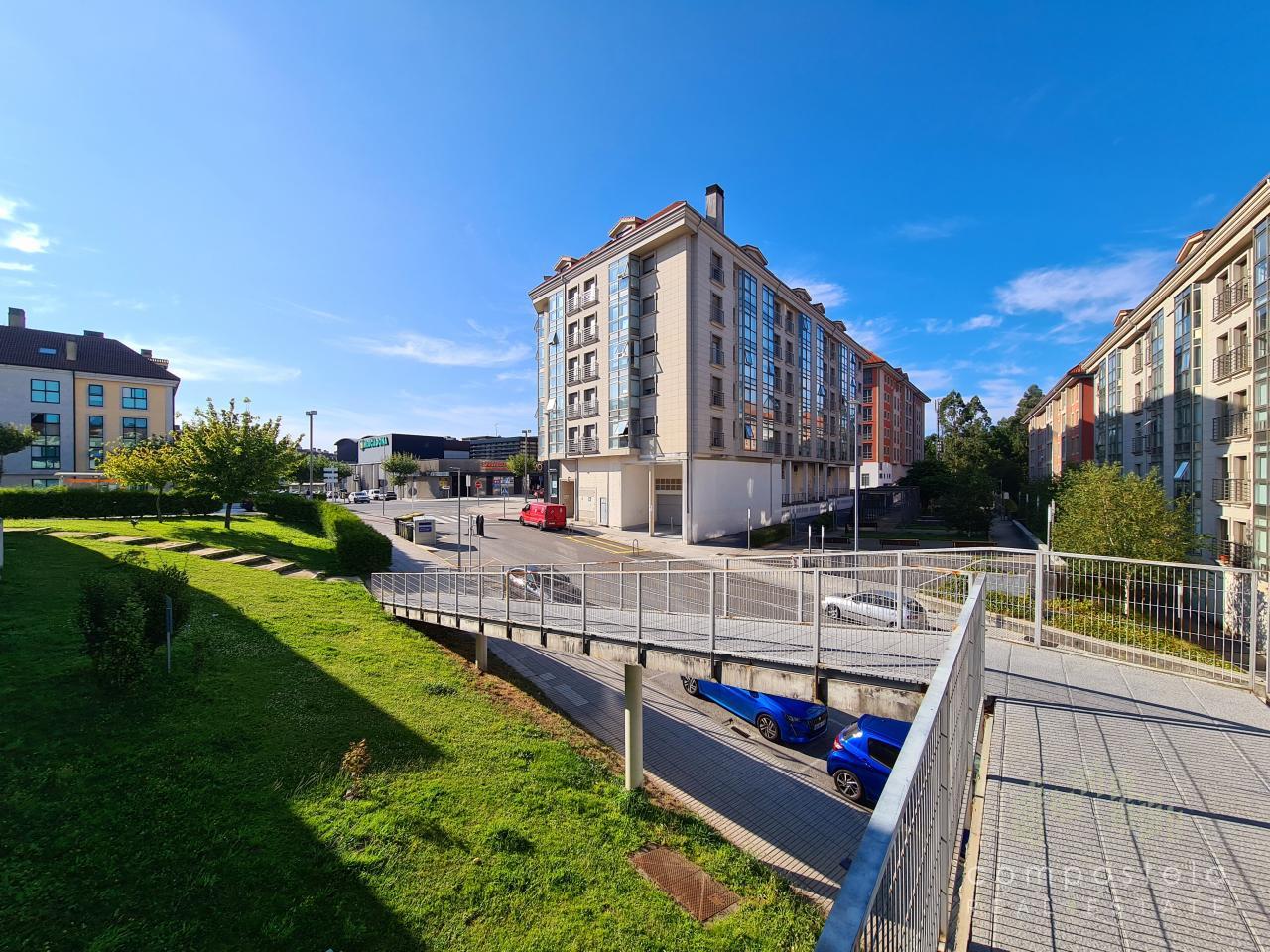 Ubicación, zona nueva de Milladoiro