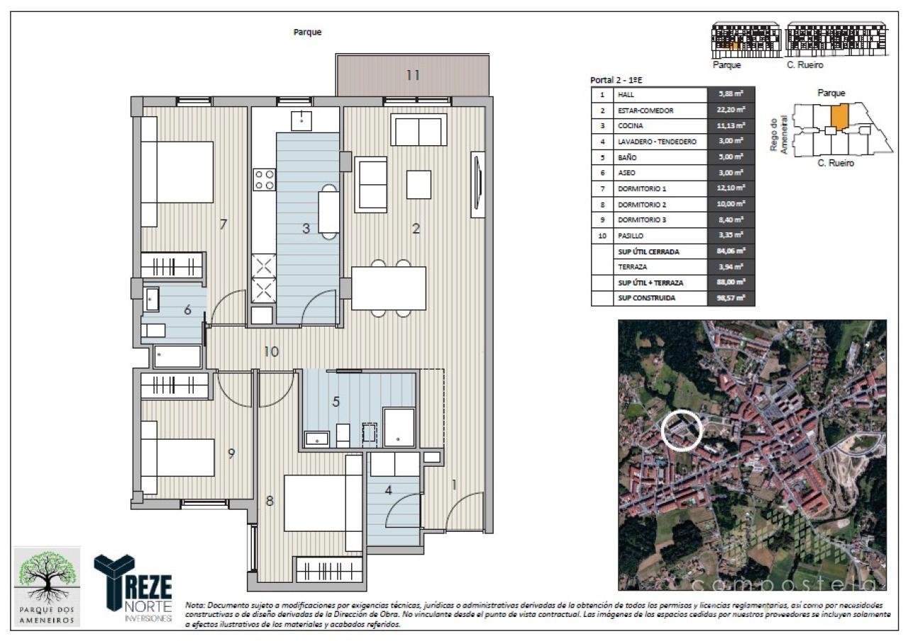 PLANO VIVIENDA 1ºE, Portal 2