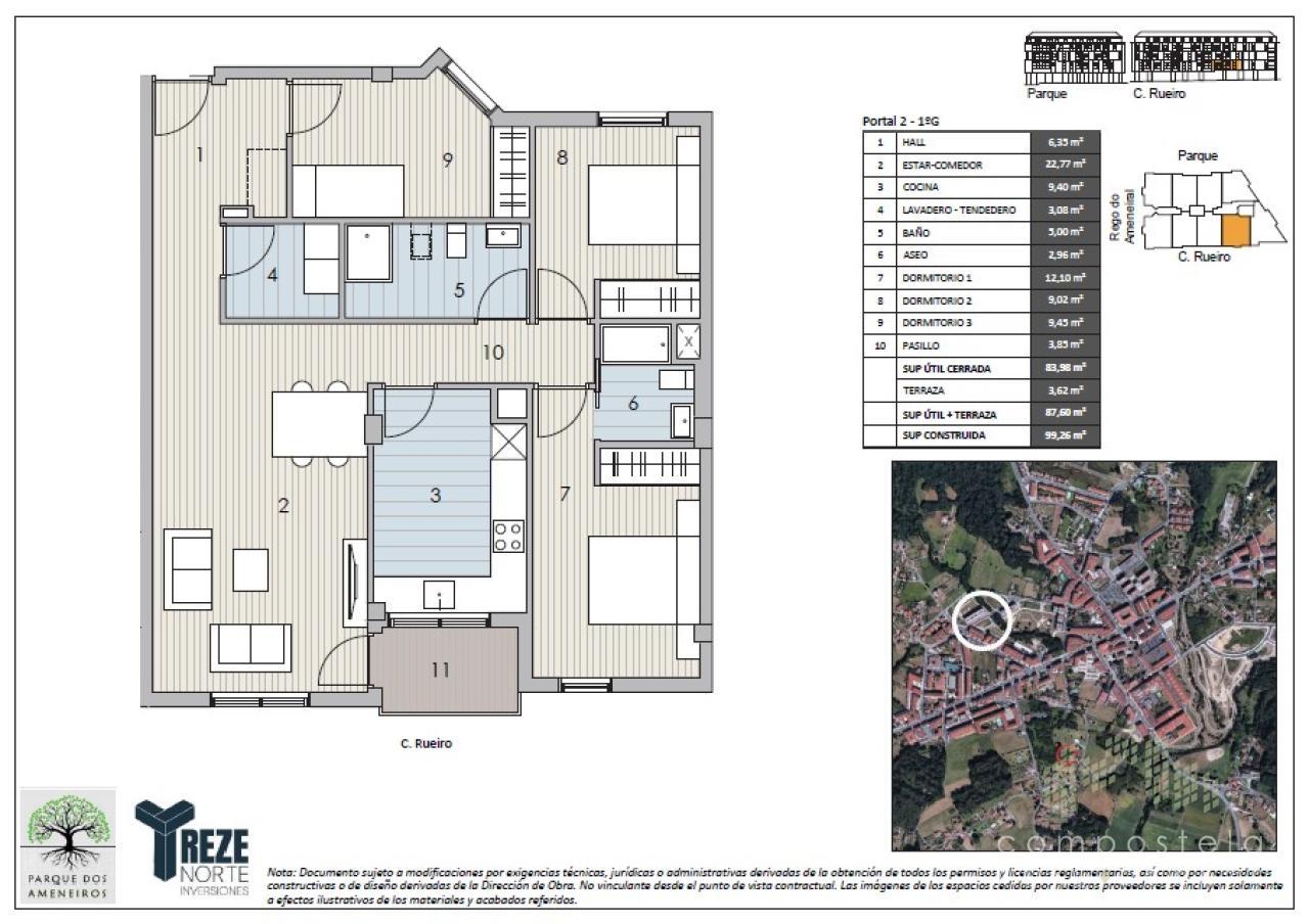 PLANO VIVIENDA 1ºG, Portal 2