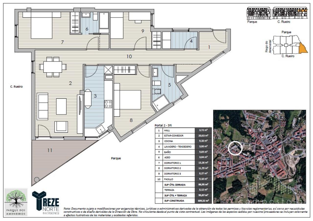 PLANO VIVIENDA 3ºI, Portal 2