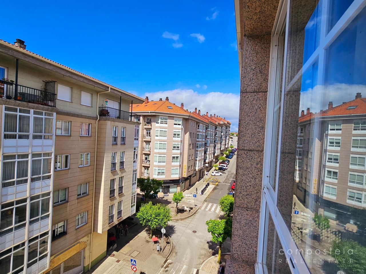 Vistas, zona céntrica de Milladoiro