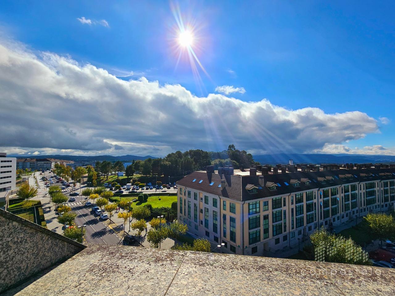 Vistas a zona nueva de Milladoiro