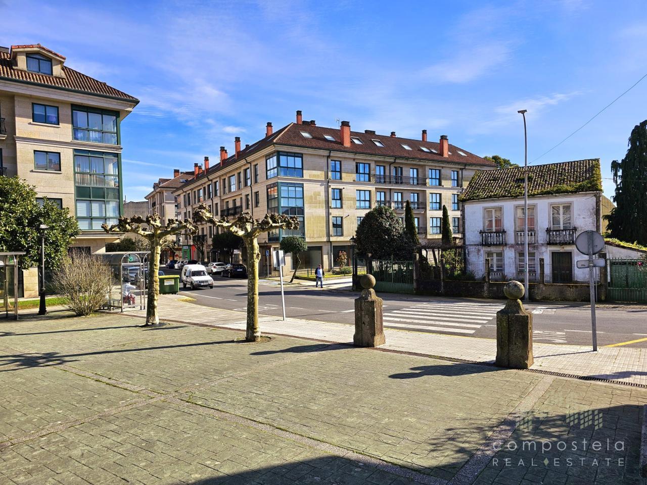 Ubicación, zona nueva de Milladoiro