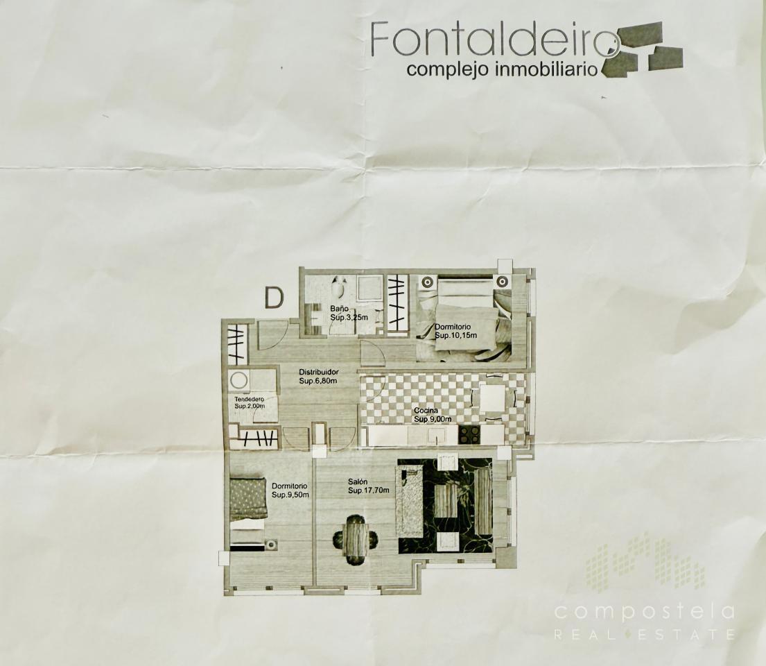 Plano, vivienda completamente exterior