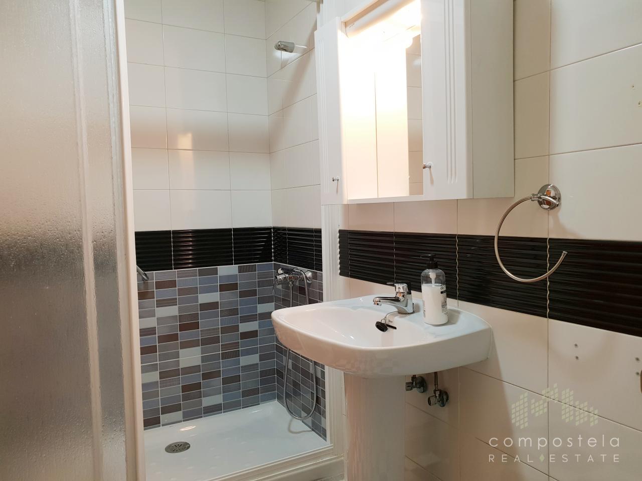 Cómodo ducha en baño