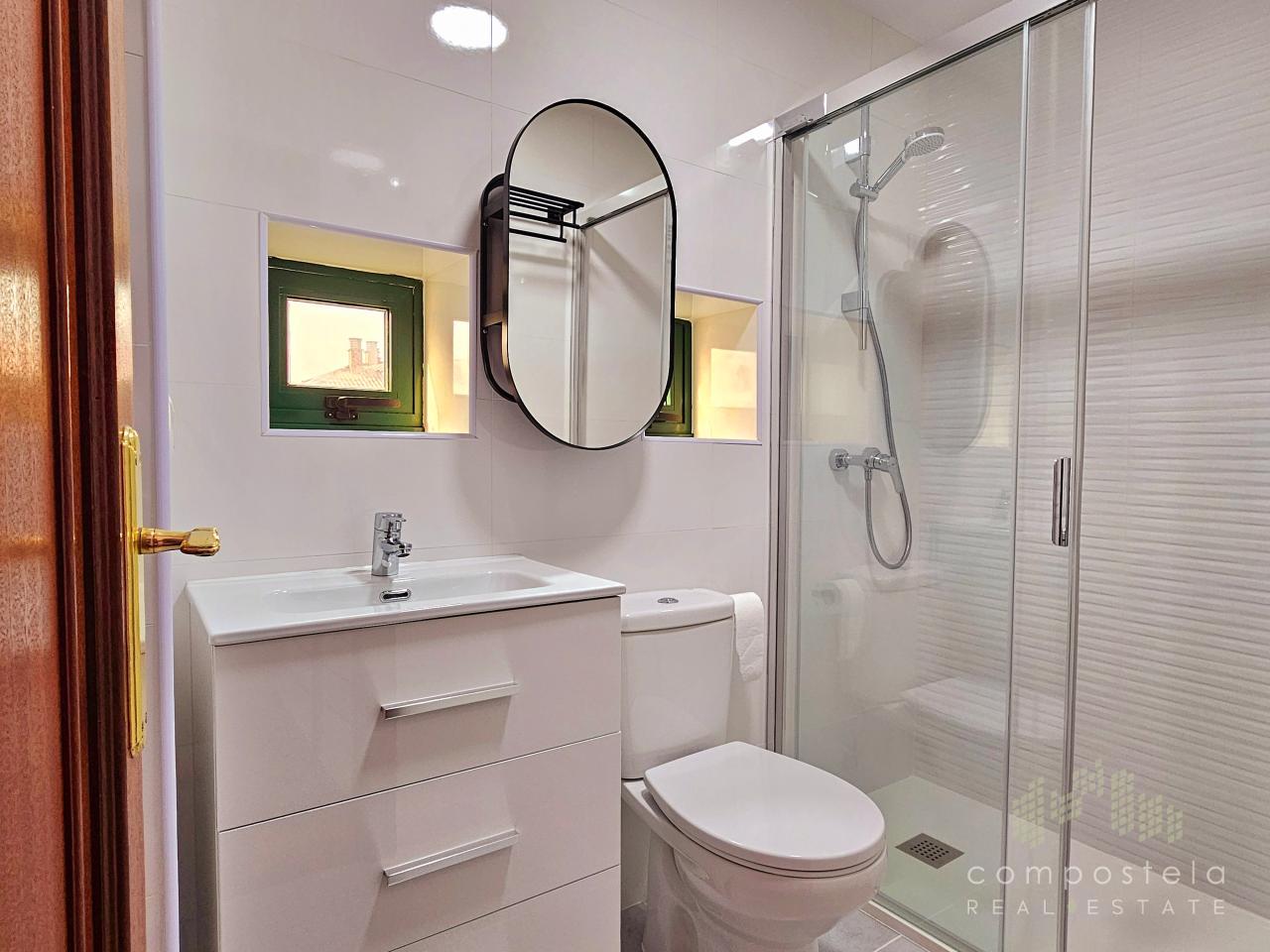 Baño acondicionado, planta baja