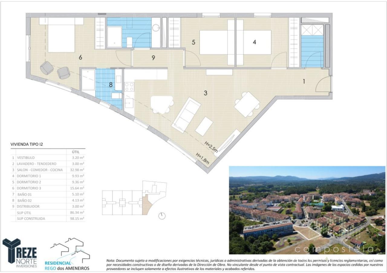 Plano, vivienda tipo I