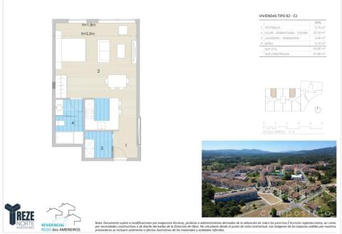 Última vivienda disponible de 1 dormitorio. La mejor oportunidad de inversión, promoción obra nueva en Bertamiráns